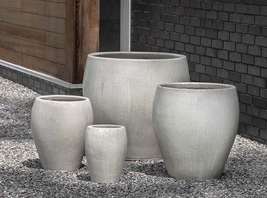 Campania International Glazed Terra cotta Chantal Planter Urn/Planter Campania International